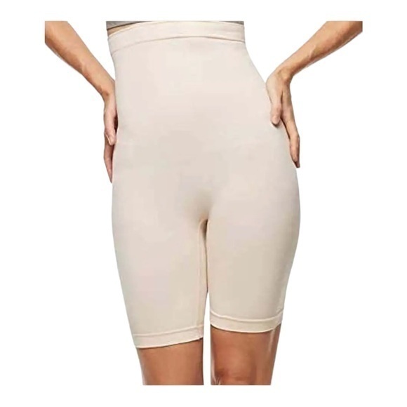 Yummie By Heather Thompson High Waist Shaping Shorts Medium/Large Euc #1476